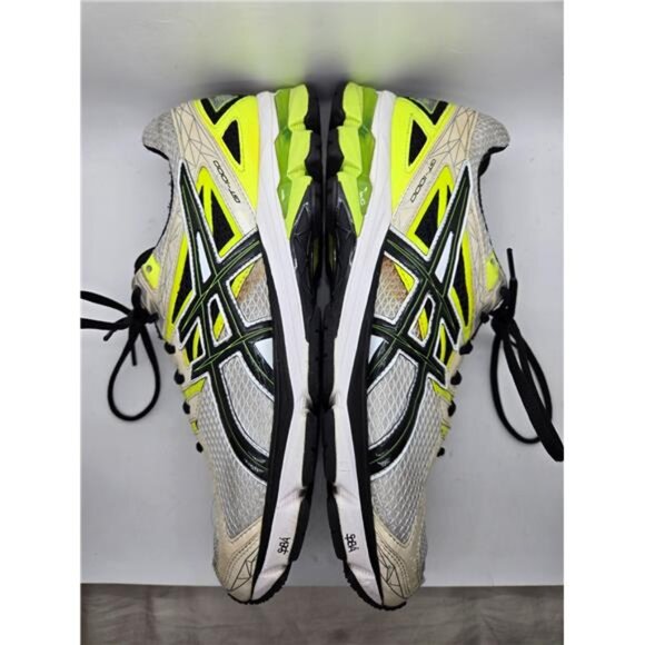Asics GT-1000 3 Shoes Men\'s 11.5 White Green Running Athletic Workout Sneakers